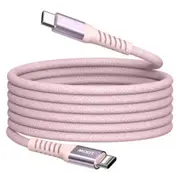 Kabelis Verbatim Sync  Charge Magnetic Type-C 100W 120Cm Pink 31857V 0023942318576