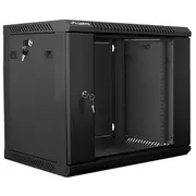 Lanberg  Wf01-6409-10B wall-mounted rack 19 demounted flat pack 9U/650X450Mm black 5901969403091 Szalaewis0023