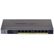 Netgear Gs108Pp Unmanaged Gigabit Ethernet 10/100/1000 Power over Poe Black  Gs108Pp-100Eus 606449130034 Swtngenie0031