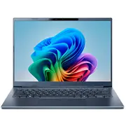 Notebook Acer Aspire 14 A Cpu Qualcomm Snapdragon X1-26-100 3 Ghz  1920 x 1200 pixels Ram 32 Gb Lpddr5X-Sdram Ssd 1000 Discrete graphics Not available On-Board Yes Os installed Windows 11 Home Colour Blue Weight 1.26 kg Nx.jp3E Nx.jp3El.002 4711474777706