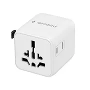 Adapteris Gembird universal travel adapter  Tpa-Int-01-W 8716309134910