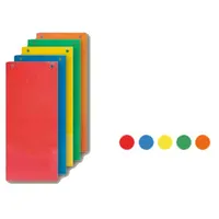Sadalītāji dokumentiem,  no kartona 100 lapas, asorti krāsās Smi48250
