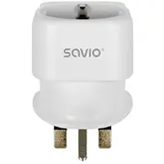 Strāvas adapteris Savio Travel adapter Eu socket  Uk plug Ap-04 5901986049098