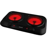 Sencor Scp 2263Bk Infrasarkanā keramikas galda plītiņa ar 2 sildelementiem 2400W  8590669278077
