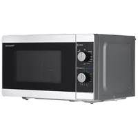 Sharp  Microwave Oven with Grill Yc-Mg01E-S Free standing, 800 W, Grill, Silver 4974019966496