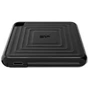 Silicon Power Pc60 Portable Ssd 1 Tb Usb Type-A to Type-C 3.2 Gen 3.1 Black  Sp010Tbpsdpc60Ck 4713436149965 Diaslpzew0061