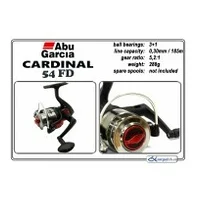 Spole Abu Garcia Cardinal - 54 Fd  Ag-C54Fd