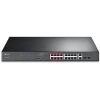 Switch Tp-Link Desktop/Pedestal 16X10Base-T / 100Base-Tx 2X10/100/1000Base-T/Sfp combo Poe ports 16 192 Watts Tl-Sl1218Mp  6935364099824 Kiltplswi0065