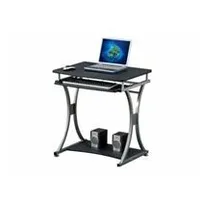 Techly  Compact computer desk 700X550 with sliding keyboard tray Black 307308 8057685307308