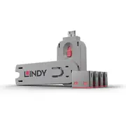 Usb Port Blocker 4Pack/Pink 40450 Lindy  4002888404501