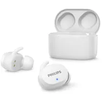 V Akcija Philips in-ear bezvadu austiņas ar portatīvo uzlādes ietvaru, baltas  Tat3216Wt/00 4895229117495