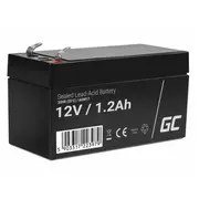 12V 1.2Ah akumulators  Agm Vrla 12 Volti, 1.2 ampērstundas Ah Klemmes tips T1 4.75Mm Csb-121.2 Agm17 5903317223979