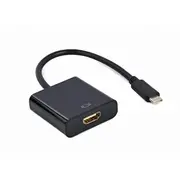Adapteris Gembird Usb Type-C Male - Hdmi Female 4K30Hz 15Cm Black  A-Cm-Hdmif-03 8716309124089