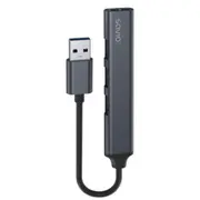 Adapteris Savio Usb-A  3 2.0 / 1 3.1 Gen Hub Ak-70 5901986048480