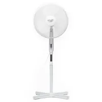 Adler  Ad 7305 Stand Fan, Number of speeds 3, 45 W, Oscillation, Diameter 40 cm, White 5908256830790