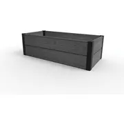 Apmalīte taisnstūra puķu dobei Maple Trough 106X52X32Cm pelēka  29209666939 7290112634153