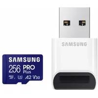 Atmiņas karte Samsung microSDXC 256Gb Pro Plus  Usb Adapter Mb-Md256Sb/Ww 8806094780697