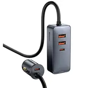 Baseus Share Together Auto Ladētājs 2X Usb  / Usb-C 120W Ccbt-A0G 6953156206670