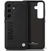 Bmw Leather Big Wordmark Aizsargapvalks Priekš Samsung Galaxy S25 Ultra Plus  Bmhcs25Msllbk 3666339448745