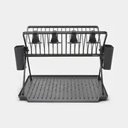 Brabantia saliekams trauku žāvētājs, liels, Dark Grey  139482 8710755139482