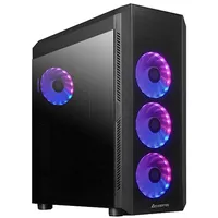 Case Chieftec Scorpion 4 Minitower product features Transparent panel Not included Atx Microatx Miniitx Colour Black Gl-04B-Uc-Op  753263078315