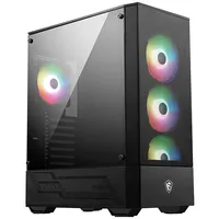 Msi  Pc Case Mag Forge 112R Black, Mid-Tower, Power supply included No 4719072949679