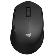 Pele Logitech M330 Silent Plus  Rf bezvadu, paredzēta labrokām, 1000 Dpi, 3 pogas, ritināšanas ritenītis, melna, bateriju barošana 910-004909 5099206066670