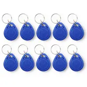 Em 125Khz Rfid atslēgu piekariņi 10 gab.  zili proximity keychain 352810Mm Qoltec Eb633999406 310000238304