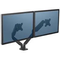 Fellowes  arm for 2 monitors -  Platinum black 8042501 043859716968