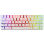 Genesis Thor 660 G2 60 White Rgb Gateron Brown  Nkg-2197 5901969444896
