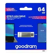 Goodram Oda3 Usb 3.2 64Gb Silver  Oda3-0640S0R11 5908267960264