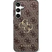 Guess Hc Pu Leather 4G Metal Logo Case Aizsargapvalks priekš Samsung Galaxy S25 Fe  Guhcs25Fe4Gmgbr 3666339572136