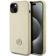 Guess Strass Metal Logo Back Case Aizsargapvalks Priekš Apple iPhone 15 Plus  Guhcp15Mps4Dgpd 3666339151010