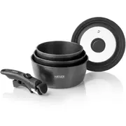 Haeger Pa-C05.020A Easy Fit Pots Katlu komplekts ar noņemamu rokturi  5608475041501