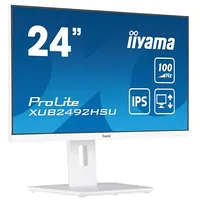 iiyama Xub2492Hsu-W6 computer monitor 60.5 cm 23.8 1920 x 1080 pixels Full Hd Led White  4948570123346 Moniiymon0178