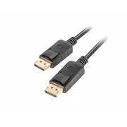 Kabelis Lanberg  Displayport Cable 19 Pin V1.2 4K, 1M Ca-Dpdp-10Cc-0010-Bk to 5901969413380