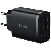 Baseus Kompaktais Lādētājs 3 x Usb / 17W  Bra011960 6932172606961