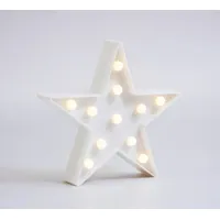 Led Ziemassvētku gaismeklis - zvaigzne / dekors 2 х Аа baterijas silti balta  9584 2000002004271