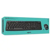 Logitech Mk270 Bezvadu Komplekts Klaviatūra  Pele Eng 920-004508 5099206039148