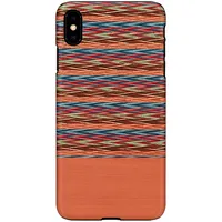 ManWood Smartphone case iPhone Xs Max browny check black  T-Mlx35978 8809585421437