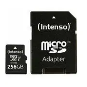Memory Micro Sdxc 256Gb Uhs-I/W/Adapter 3423492 Intenso  4034303028801