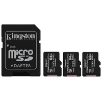 Memory Micro Sdxc 64Gb Uhs-I/3Pack Sdcs2/64Gb-3P1A Kingston  740617299007