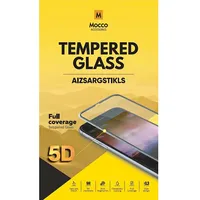 Mocco Full Glue 5D Signature Edition Tempered Glass Aizsargstikls Pilnam Ekrānam Samsung Galaxy A72 / A80 Melns  Mc-5D-Gp-A80-Bk 4752168073421