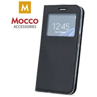 Mocco Smart Look Magnet Book Case Grāmatveida Maks Ar Lodziņu Telefonam Samsung A730 Galaxy A8 Plus 2018 Melns  Mc-Smw-A730-Bk 4752168025239