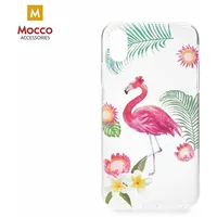 Mocco Summer Flamingo Aizmugurējais Silikona Apvalks Priekš Samsung G955 Galaxy S8 Plus  Mc-Fla-Sa-G955 4752168045688