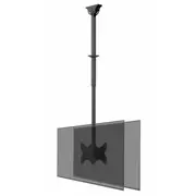 Tv kronšteini Neomounts  Cl35-340Bl22 Monitor/Tv mount ceiling 2 screens - 23-42 max 45 kg/screen Vesa 100X100-200X200 h 106-156 cm black 8717371447472
