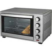 Nerusējošā tērauda cepeškrāsns ar konvekciju un grila funkciju Brock To 3001 Ss 30L, 1600W  4752131000362