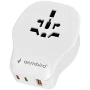 Power Adapter Travel 20W/White Tpa-1A2C20-02-W Gembird  8716309134927