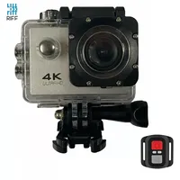 Riff Spk-1 Ultra Hd 4K 16Mpix Wi-Fi Sporta Kamera ar 2 Lcd Pulti Amp 8X Fiksācijas komplektu Sudraba  Rf-Spk1-Silver 4752219007986