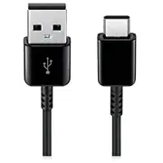 Samsung Ep-Dw700Cbe Universāls Usb 2.0 uz Type-C 3.1 Qualcom Datu un uzlādes Kabelis 1.5M Melns Oem  Ep-Dw700Cbe-Oem 4752128018950